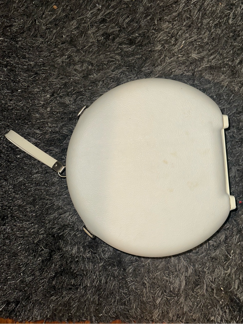 Vintage 60s/70s hard plastic white case